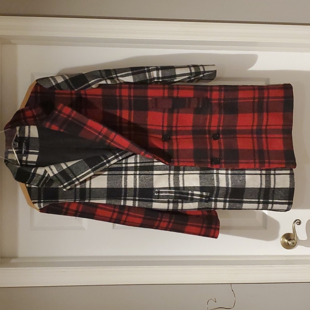 Mens Multi Plaid Jacket